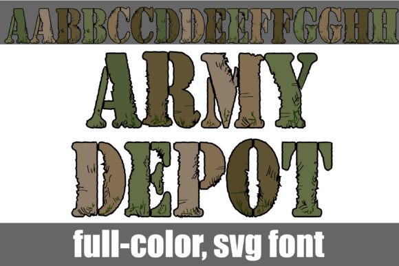 Army Depot: Adding Stenciled Grunge to Your Designs