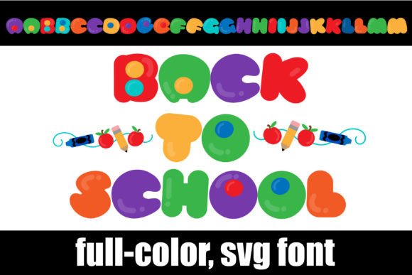 Back to School Dot: A Playful Font for Creative Projects