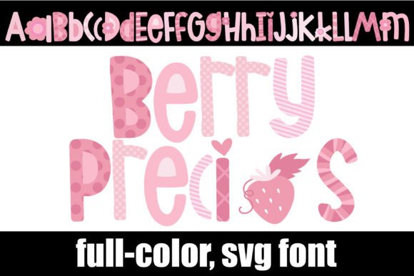 Berry Precious: A Playful SVG Font for Creative Projects