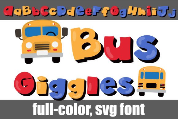 Bug Giggles: A Colorful Font for Playful Branding