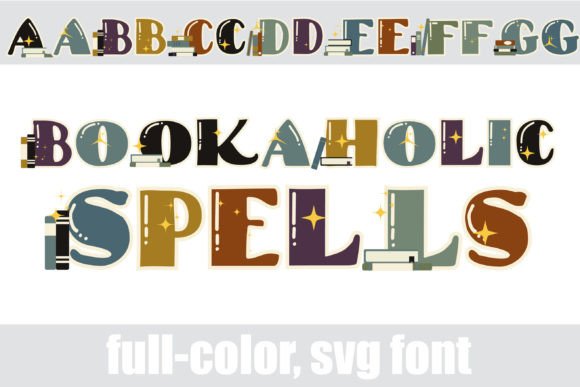 Enchant Your Designs with Bookaholic Spells: A Magical SVG Font