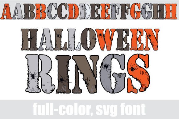 Halloween Rings: Unleashing a Bold Display Font for Spooky Designs