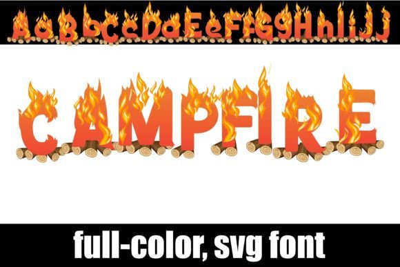 Ignite Your Designs with the Campfire Font