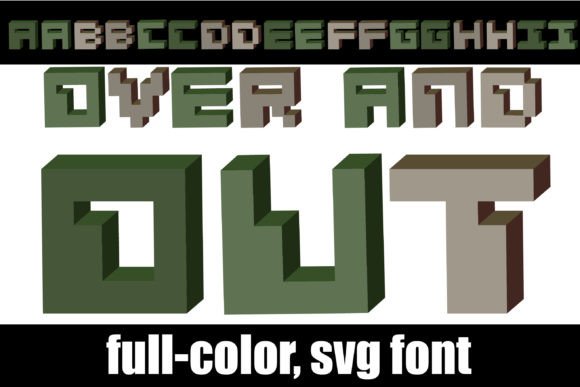 Over and Out: A Display Font with Attitude