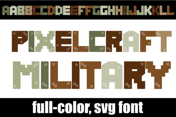 Pixelcraft Military: A Modern Display Typeface for Bold Visuals