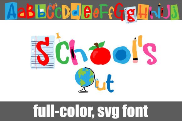 School's Out: A Font That Brings Youthful Energy to Your Projects
