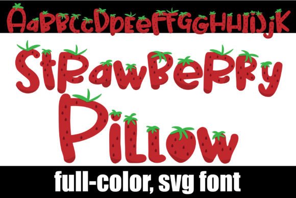 Strawberry Pillow: A Playful Font for Modern Creators