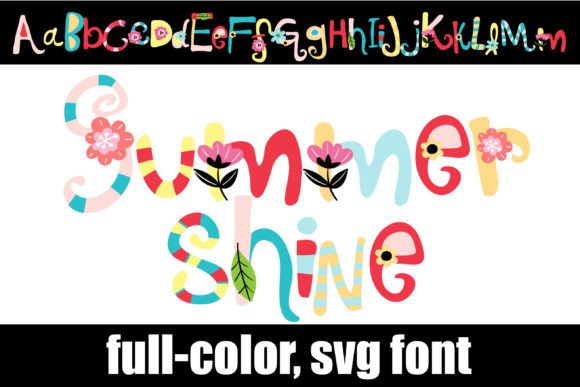 Summer Shine: A Vibrant Font for Sunny Designs