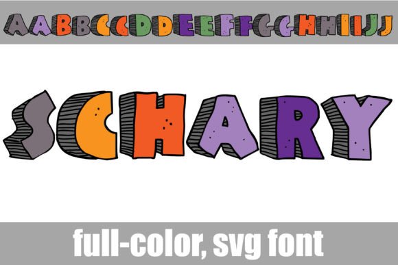 Unleash Spooky Creativity with Schary, the Halloween Display Font