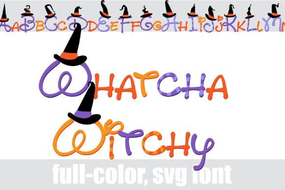 Whatcha Witchy: A Spellbinding Full-Color SVG Font
