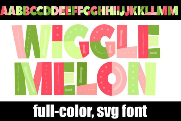 Wigglemelon: A Vibrant Color Font for Modern Designers