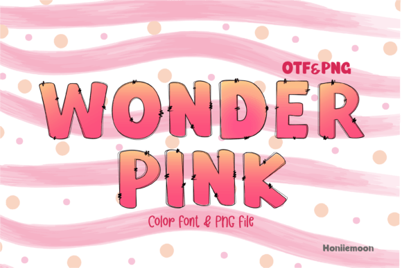 Wonderpink: Creative Alphabet Fonts for Festive Designs